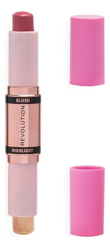 Barra Doble De Rubor Y Iluminador Revolution Mauve Glow