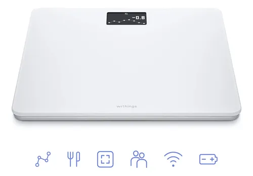 Smart Scale Withings Body Digital Wi-fi W/ App Sync – White