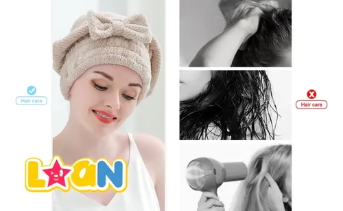 Toalla Turbante Pelo Anti Frizz Secado Rápido Microfibra