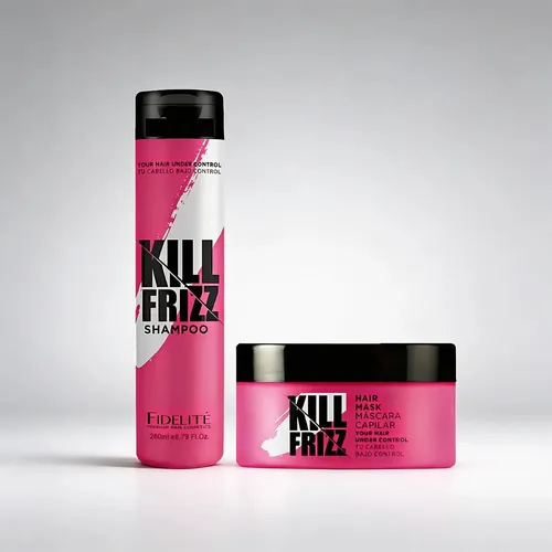 Kit Fidelite Kill Frizz Shampoo 260ml + Mascara 250ml