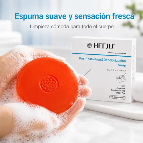 Jabón De Caqui Mirai Clinical En Barra Desodorante Corporal