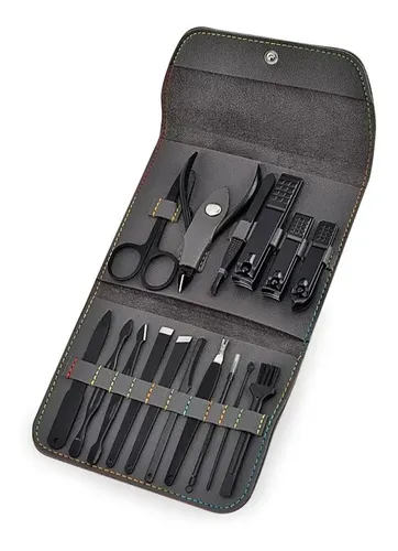 Set 16 Pieza Manicura Cortauñas Alicate Lima Pinza Nail Tool