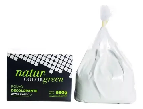 Kit X 6 Natur Color Green Decolorante E. Rápido Eco Pack 690