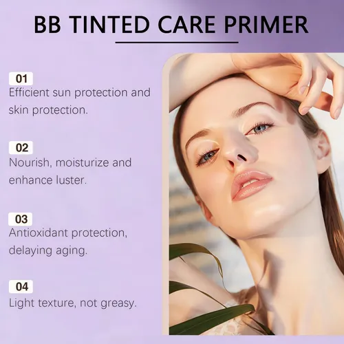 Bb Cream, Humectante Con Color, Prebase De Cuidado Con