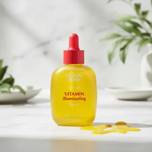 Sérum Facial EQQUALBERRY Iluminador con Vitamina C para Piel Normal