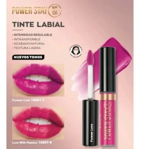 Avon Power Stay Lip Tint Mate Forever Love