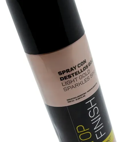 Primont Top Finish Spray Destellos Gold Peinado Pelo 180cc