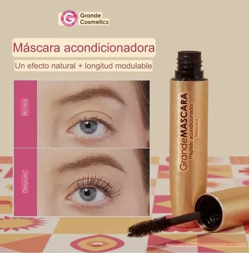 Máscara De Pestañas Grandemascara Peptidos Grande Cosmetics