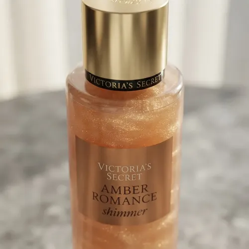 Set Victoria’s Secret Crema Y Body Loción Mujer Amber Romance Shimmer 250 Ml