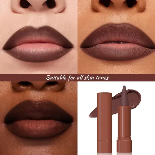 Lápiz Labial Delineador Mate Retráctil Juaazin A-05#