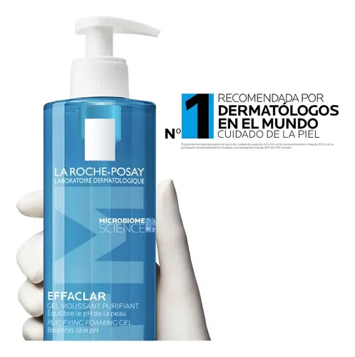 Gel Limpiador La Roche Purificante Piel Grasa Effaclar 400ml