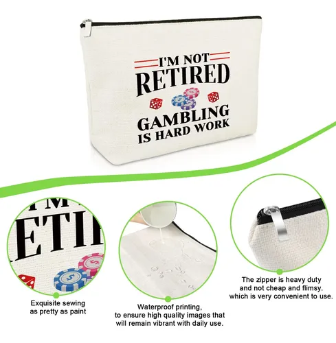 Bolsa De Maquillaje Gevody Gambler Gifts Para Mujer Amante D