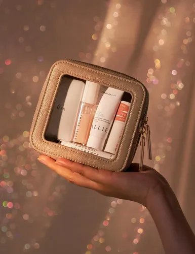 Bolsa De Maquillaje Popvibe, Pequeña, Transparente, Para Via
