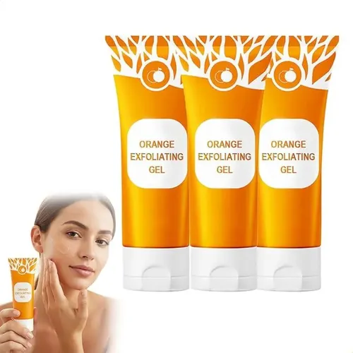 Gel Exfoliante De Naranja Para Rostro Y Cuerpo, Limpieza Pro