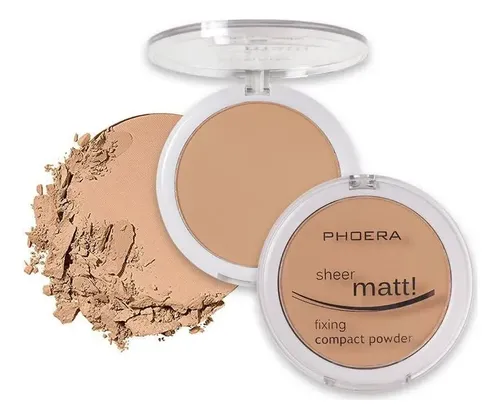 Phoera Polvos Faciales Mate 2-pack 204 Buff Beige Cobertura
