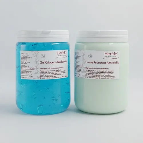 Set Reductor:gel Criogeno+ Crema Anticelulitica-aparatología