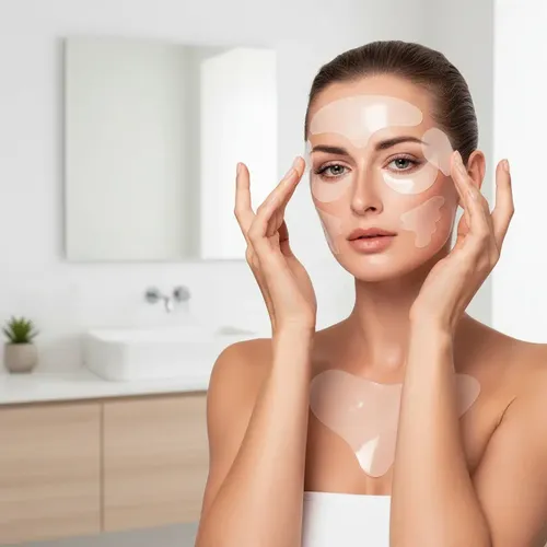 18 Parches Faciales Reutilizables Rostro Antiedad Cuello