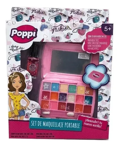 Poppi Set Maquillaje Desplegable Estuche Int S22633 Sudam