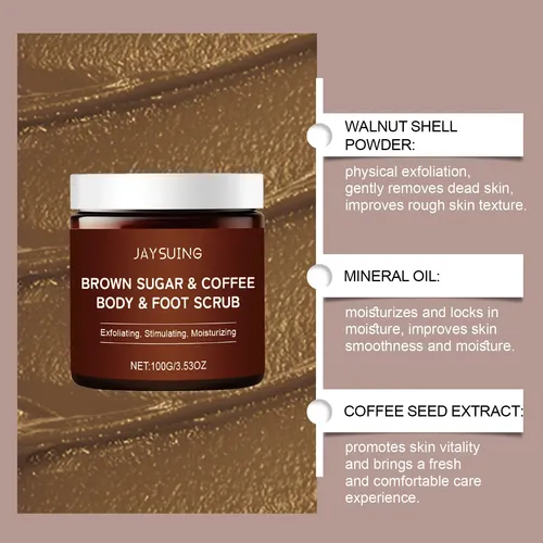 Lexfoliante De Café Jaysuing Para Una Piel Suavec