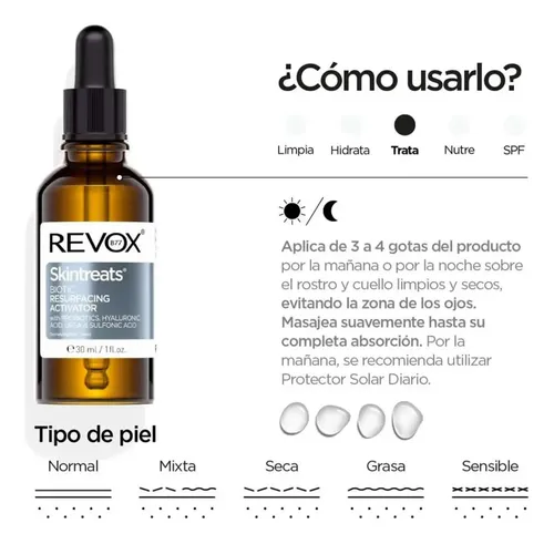 Serum Facial Activador Biotic Revox Skintreats 12c