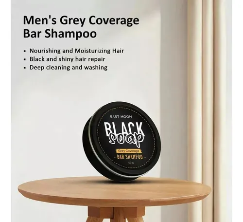 Xy 2uds Jabón Para Cabello Negro-para Hombres Para Cubrir
