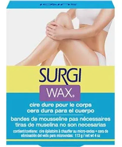 Cera Dura Surgi-wax 4 Oz Para Depilación Corporal