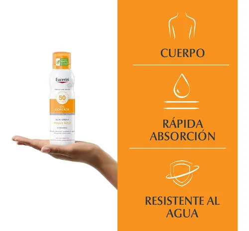 Eucerin Protector Solar Spray Toque Seco Fps 50 X 200ml