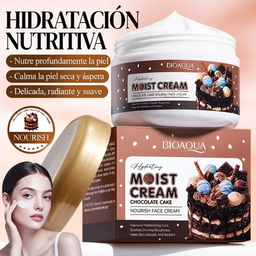 Crema Facial Nutriente Hidrat. Chocolate Cake 100g Bioaqua