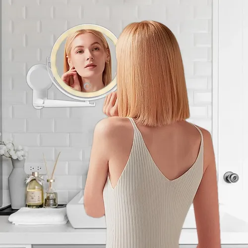Tendencia Espejo De Maquillaje Con Luz Y Aumento ..