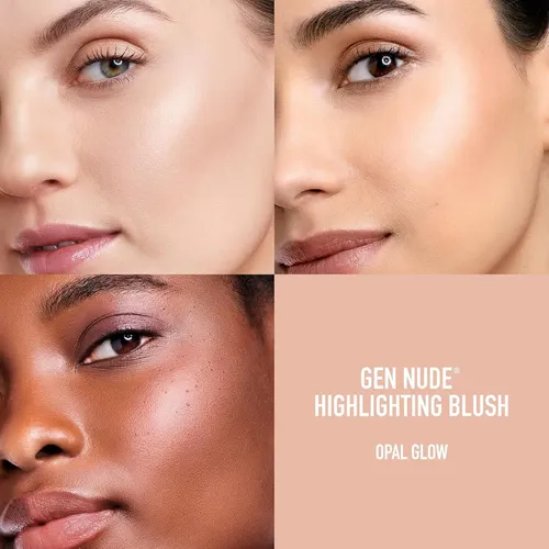 Gen Nude 2 En 1 Rubor Iluminador Opal Glow