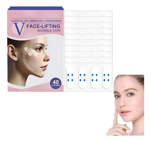 Caa Cinta Adhesiva Invisible For Levantamiento Facial En V,