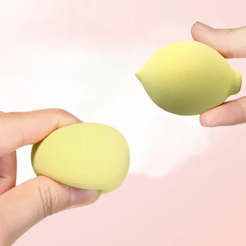 Juego De 3 Esponjas De Maquillaje Suaves Y Elásticas En Form
