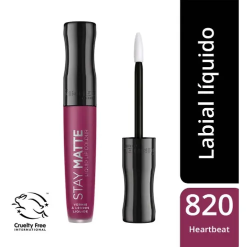 Labial Liquid Lip Mate Colour heartbeat Rimmel