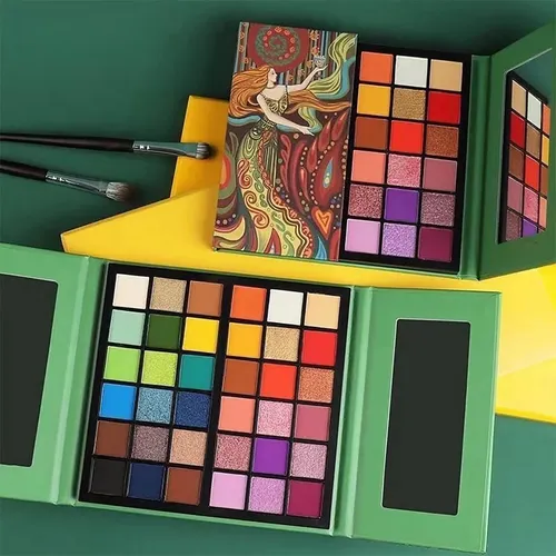K’apeine Paleta Sombras 36 Colores Neon Mate Shimmer Glitter