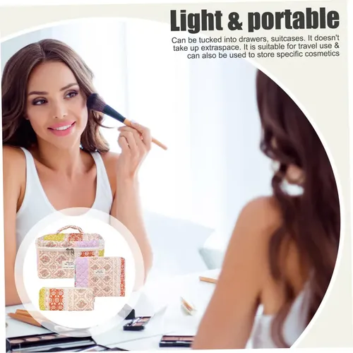 Bolsa De Maquillaje Floral Juego De 3 Piezas De Gran T