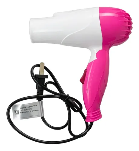 Secador De Pelo Plegable 2 Velocidades 1000w Ideal Viajes