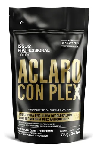 Kit X6 Issue Polvo Decolorante Aclaro Con Plex 700grs