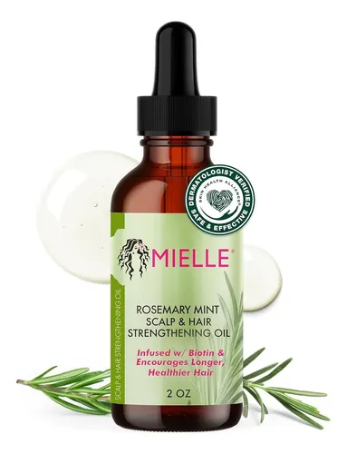 Aceite Capilar Mielle Organics Con Romero Y Menta, Puntas Ab