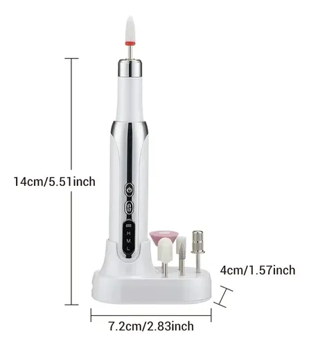 Set De Lima Eléctrica Para Uñas, Kit De Reparación Y Limado,