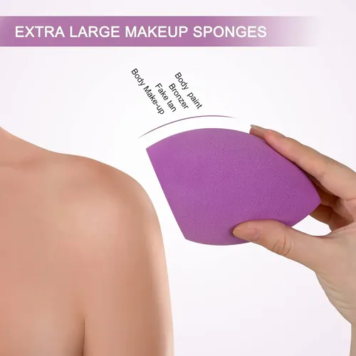 Esponjas De Maquillaje Otniap Extra Grande 11cm Para Cuerpo