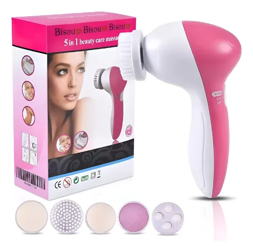 Limpiador Facial Cepillo Masajeador Exfoliante 5 En 1