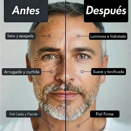 (x2) Serum Facial Antiage Para Hombre Omen 50 Ml