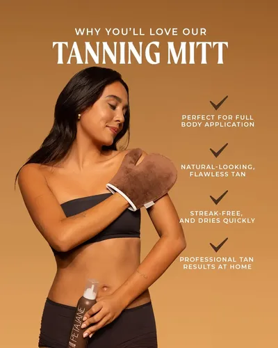 Manopla Aplicadora De Bronceado Sin Sol Peta Jane, Sin Rayas