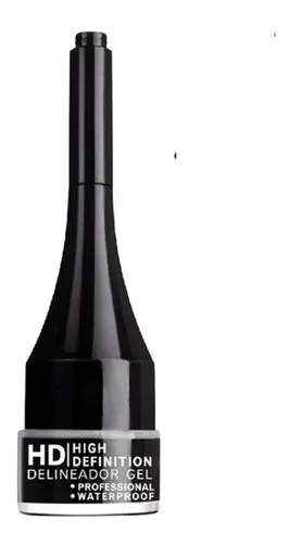 Delineador Gel Hd Negro Mate Idi Make Up 2114