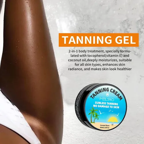Crema Autobronceadora Para Cara Y Cuerpo, Autobronceador Sin
