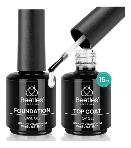 Set Gel Base Y Top Coat Beetles 15 Ml