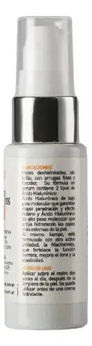 Juvet Valuge Serum Hialurónico Reafirmante Antiarrugas X30ml Todo Tipo De Piel Día/noche