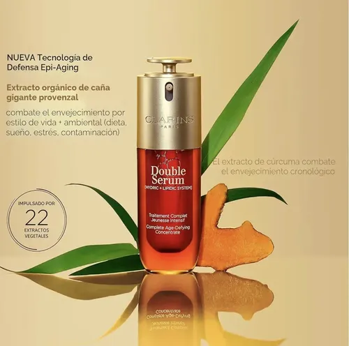 Clarins – Double Serum 100ml Todo Tipo De Piel Día/noche