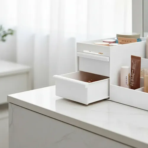 Organizador Maquillaje Con Cajones Belleza Cremas Cosmeticos