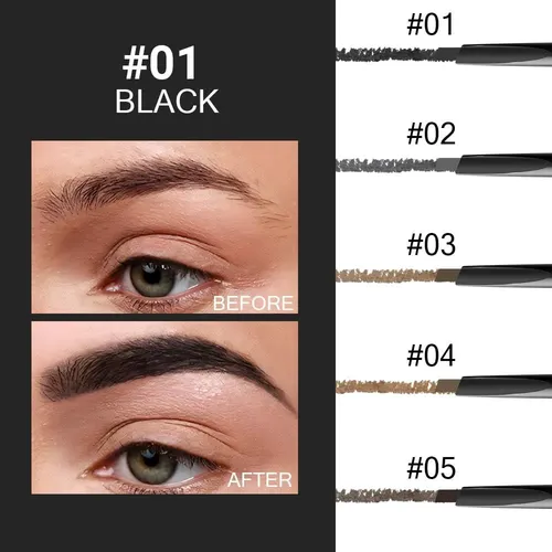 Set 7 Lápices Cejas Amy’s Diary Retráctiles Negro